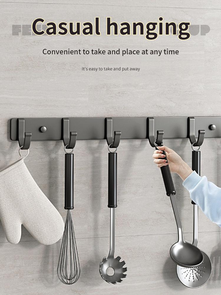 Bezděrovací dvířka za hákem Úložný prostor na zeď Věšák na šaty Háček na kabáty bez vrtání Věšák Ložnice Organizér Úložný prostor Kuchyně Acce