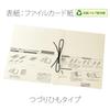 Plus Flat File Expandable Binding String Type Replacement 10 x 10 A4, Spine, Senobas, / Cover, Ivory, pieces, FL-023SH, 89-135