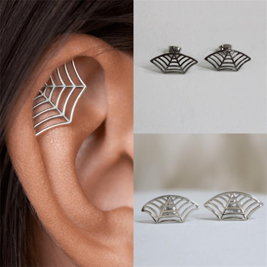

Vintage Spider Web Design Earrings, Fashion Personalized Party Jewelry Gift For Women, Halloween one-size разноцветный