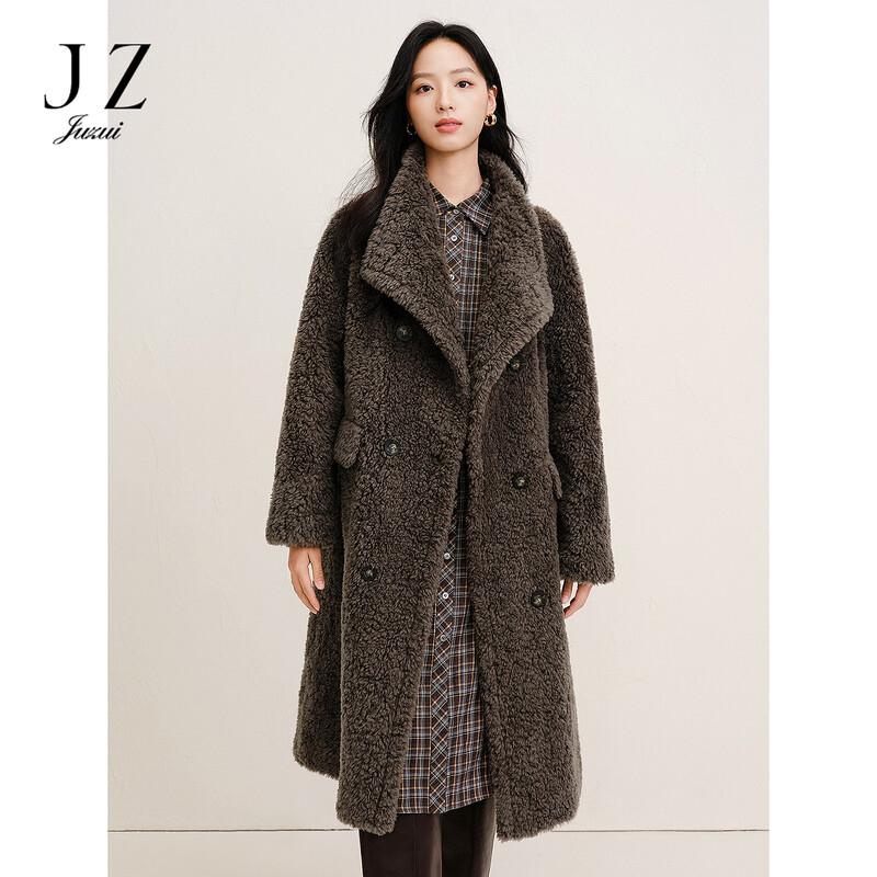 

JUZUI Women s 100% Wool Teddy Coat JTFD02102 M