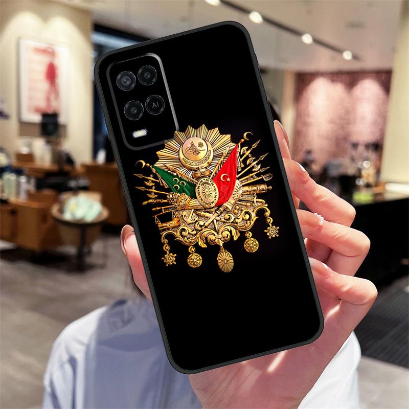 Ottoman Empire Coat Of Arms Case For Oppo A94 A74 A54 A18 A38 A58 A78 A98 A40 A60 A80 A16 A76 A96 A15 A17 A77 A57S Cover