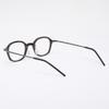 Alloaiweeo [The Air] Al5509 0910G Oriental Square Ultra-Lightweight Eyeglass Frame Black Blue Light Lens Selection
