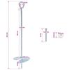 Ground Anchors 10 pcs Silver Ø10 x 40 cm Galvanized Metal