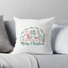 Merry Christmas Decoration Home Pillowcase Cushion Cover Autumn 45X45Cm Red Living Room Sofa Bed Pillowcase