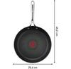 Frying Pan Tefal E3040444 Jamie Oliver Cook's Direct Made of Stainless Steel 24 Cm
