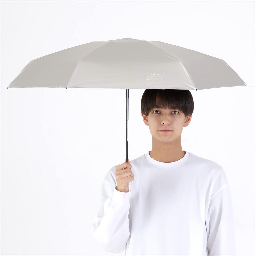 Nifty Colors Folding Light Minimum 2386SV Umbrella, 6-Tier Blocking, Mini,