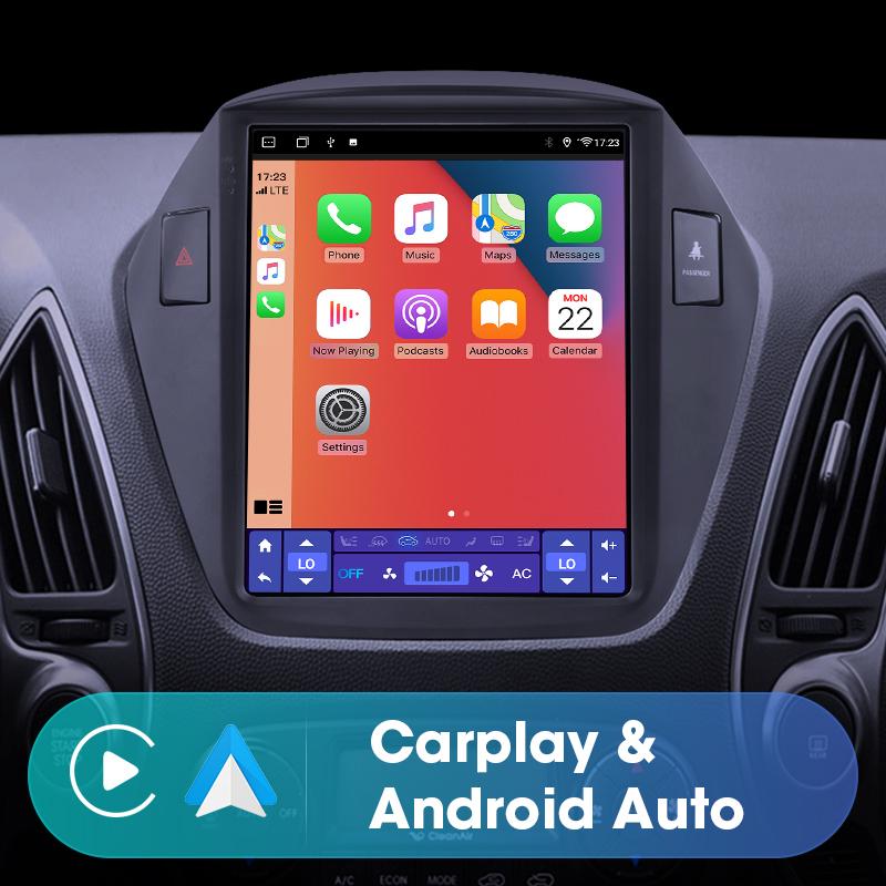 9.7" 2 Din Android 12 Car Radio For Hyundai Tucson 2 LM IX35 2009 - 2015 Multimedia Video Player GPS 4G Carplay Auto Stereo RDS