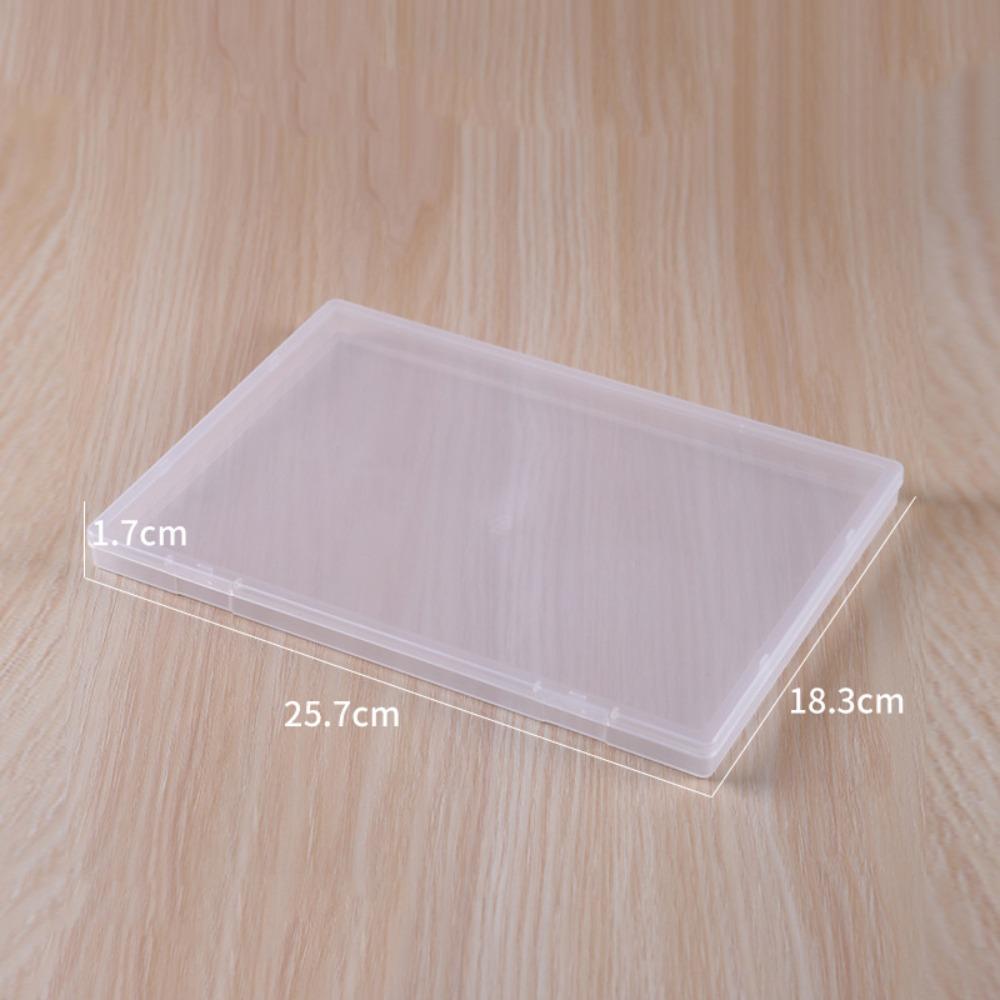 Container Case Rectangular Plastic Clear Storage Box Eco-friendly    Jewelry Container Case