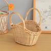 Eco Friendly Natural Wicker Basket Lightweight And Breathable Perfect For Picnic Outings And Home Storage Of Produce