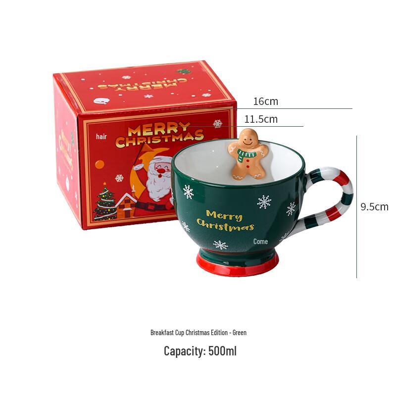 

Christmas Cartoon Ceramic Coffee Mug 500ml