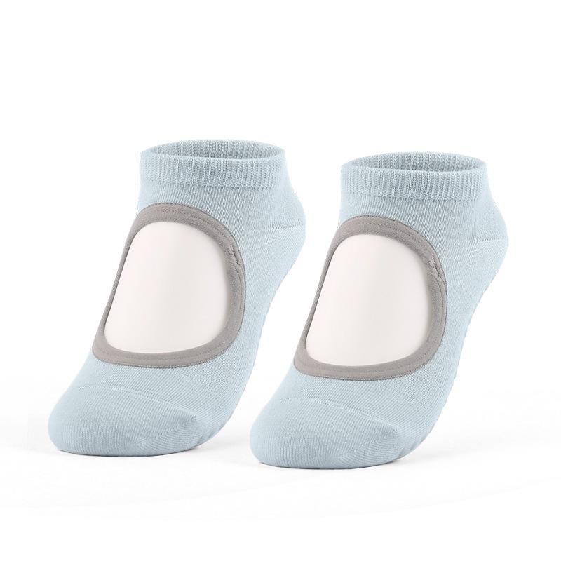 Men'S And Women'S Non-Slip Yoga Socks, Indoor Pilates Dance Fitness Backless Socks, One Piece Of Socks