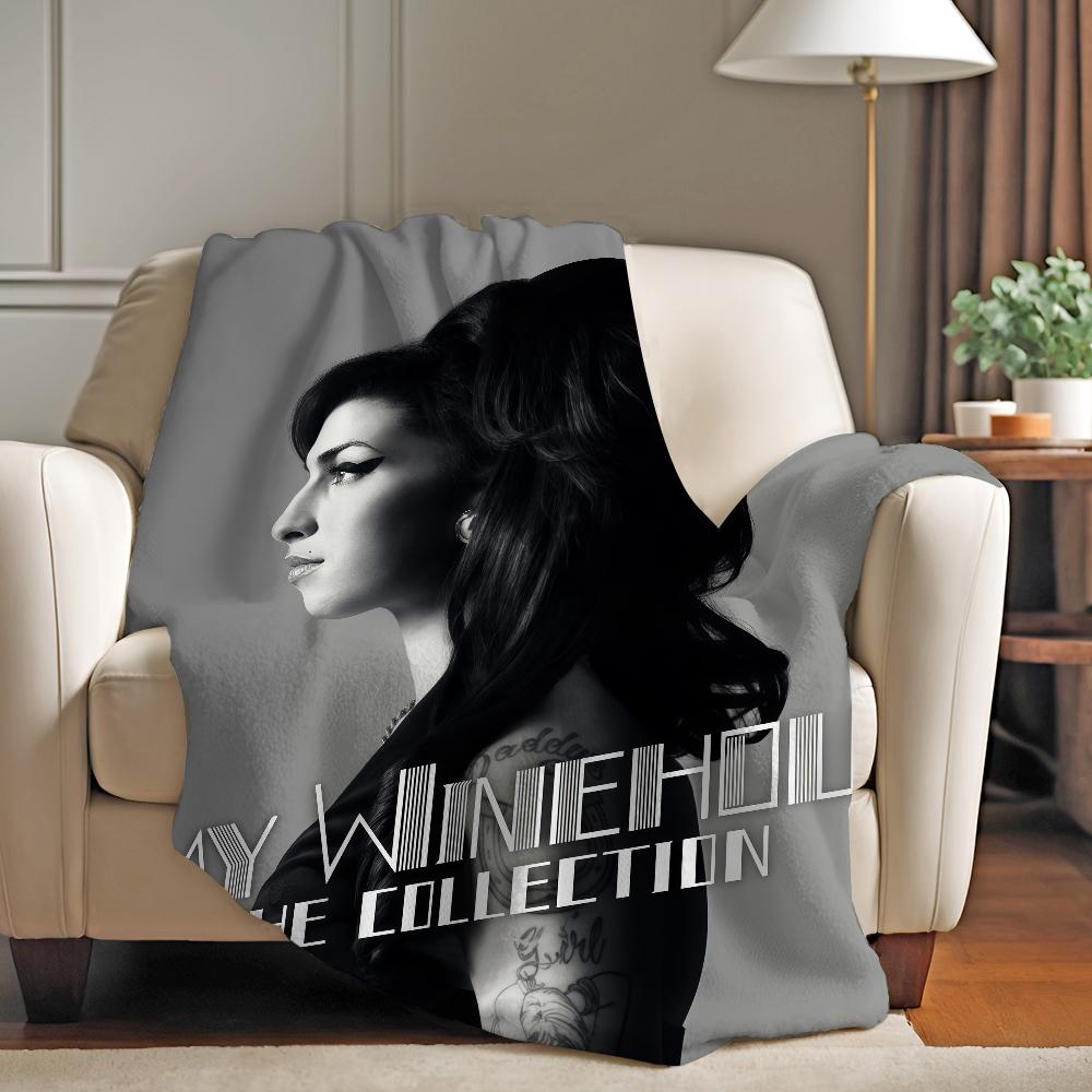 Famosa Cantante Musicale Amy W-winehouse Coperta Calda E Morbida Adatta Per Camera Da Letto Soggiorno Divano Letto Ufficio Viaggio Campeggio
