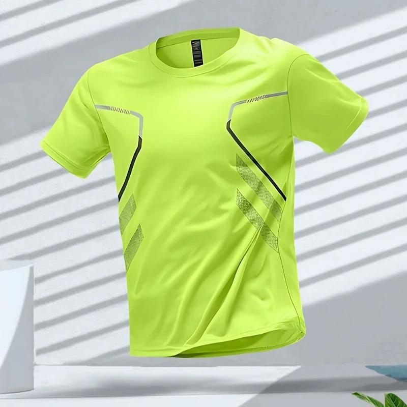 3D Print Sport Quick-dry Breathable Men T-shirt Outdoor Street Running Exercise Fitness Hiking Jersey Casual Short-sleeve Summer