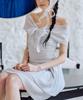Zero Planet Genti Off-Shoulder Dress [Blue]