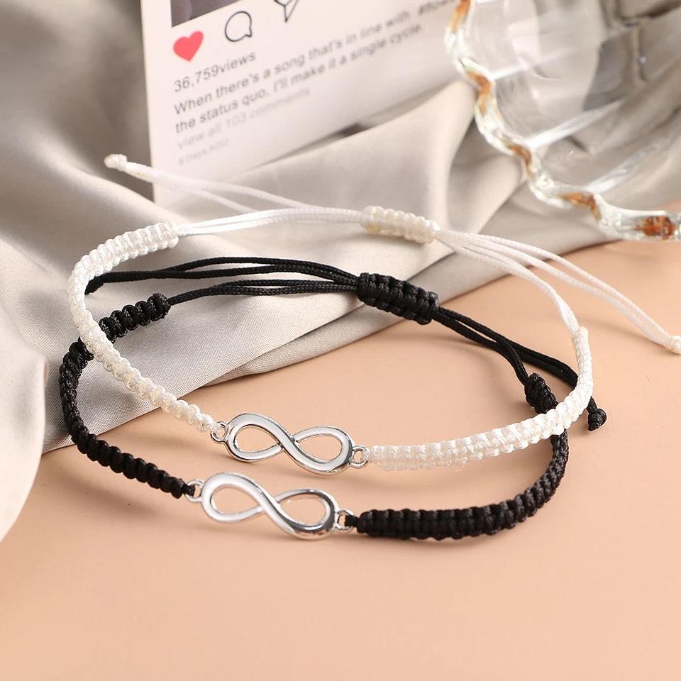 8-Shaped Bracelet Versatile Adjustable Hand Rope Infinity Bracelet Creative Couple Bracelet For Gift Friendship Special Occasion