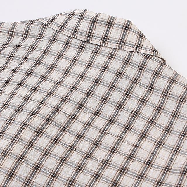LAP Pocket Collar Crop Shirt Ar2Wb561