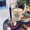 Moka Pot Double Tube 304 Stainless Steel Coffee Pot Italian Coffee Pot Espresso Mini Hand Pour Coffee Appliance Pot Kitchen Tool