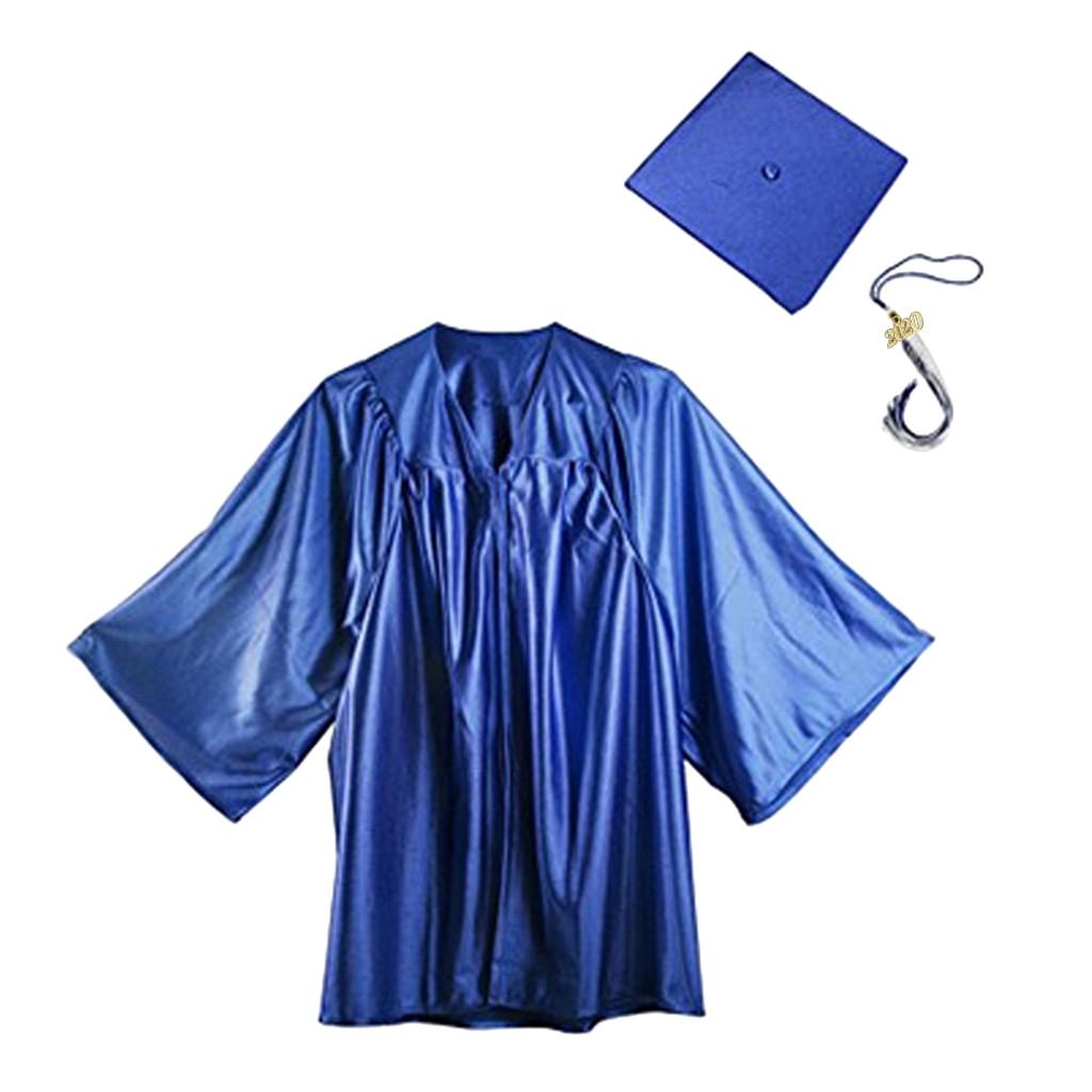 Children Kids 2020 Preschool and Kindergarten Graduation Gown with Tassel Cap