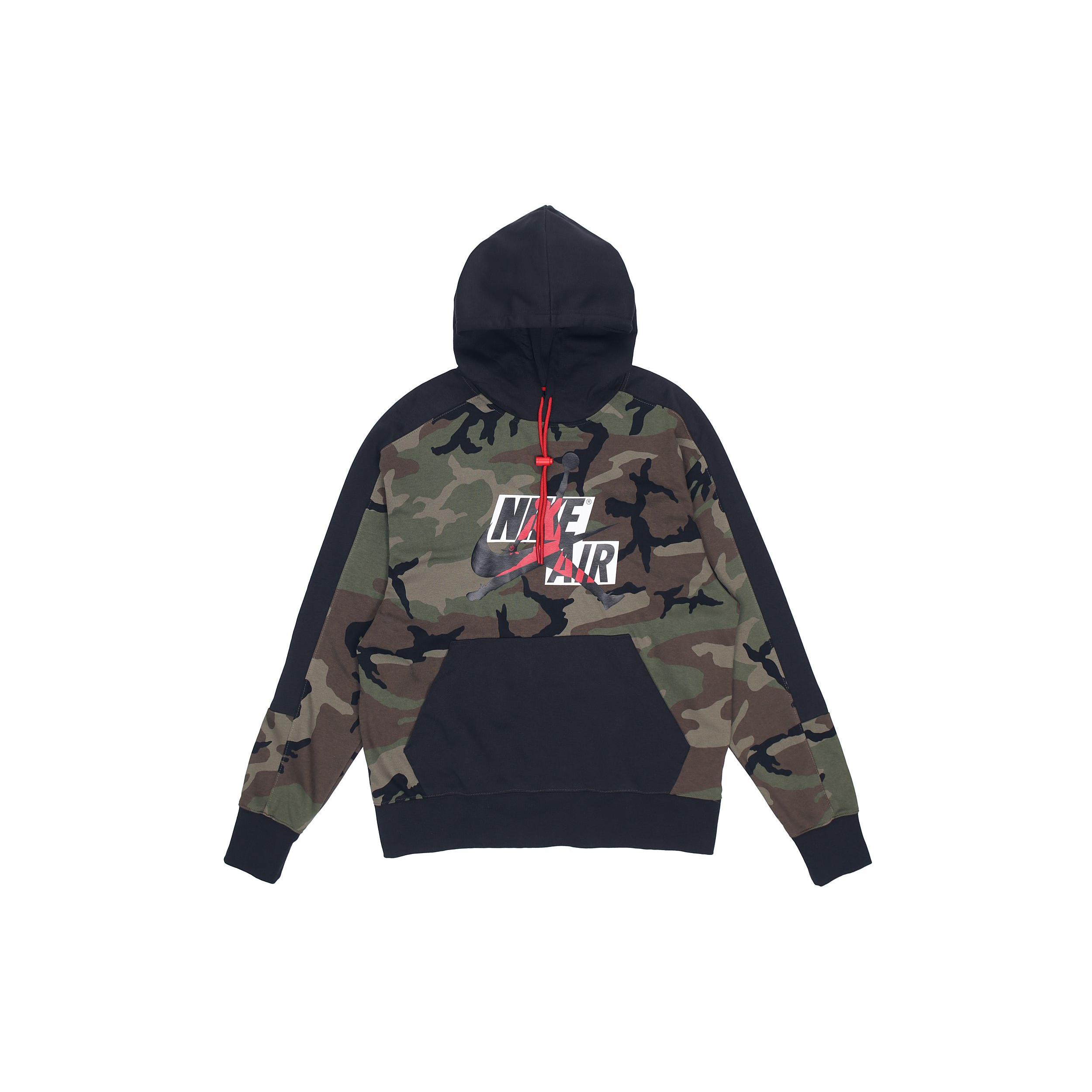 Jordan Jumpman Hoodies Classics Camo  Olive Green  CU2902-222 M