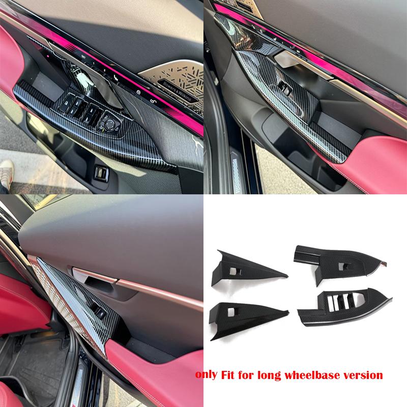 For BMW 5 Series G60 2024 2025 Interior Accessories Car Center Control Gear Shift Box Panel Frame Steering Wheel Panel Cover