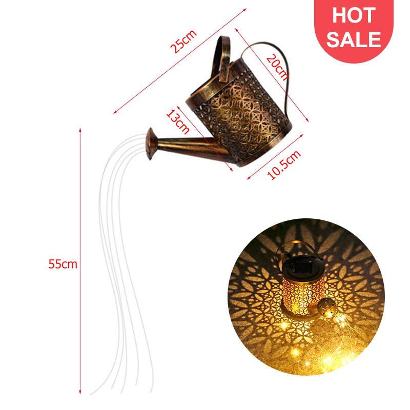 2025 Solar Watering Can Light Solar Lamp LED Shower Solar Fairy Light String Garden Yard Lawn Art Outdoor Christmas Decorations