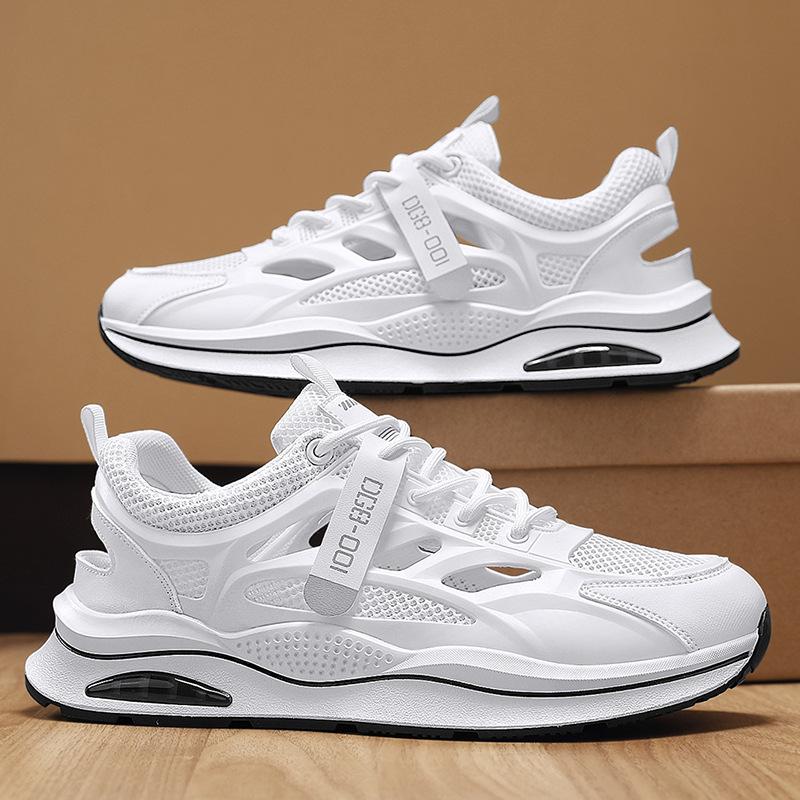 Summer men's shoes breathable mesh sports shoes men's versatile mesh shoes running casual dad shoes
