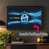 Olympique Marseille FC Custom Name Text 5D Diamond Painting Kit DIY Full Drill Diamond Art Decoration