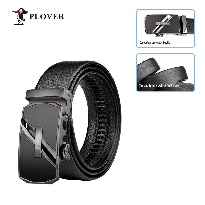 PLOVER Men s Automatic Buckle Leather Belt