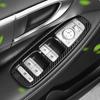 For Hyundai Sonata - Window Switch Panel Cover Set Carbon Fiber Look