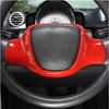 For Benz Smart Fortwo 2009-2015 Bright Red Car Steering Wheel Strip Cover Trim