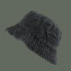 Retro Washed Denim Fisherman Hat Fashionable And Versatile Sunshade Basin Hat