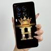 Camon30 Phone Case For Tecno Camon 30 Pro Premier 5G Casing Crown Letters Liquid Silicone Protection Back Cover Anti Slip Funda