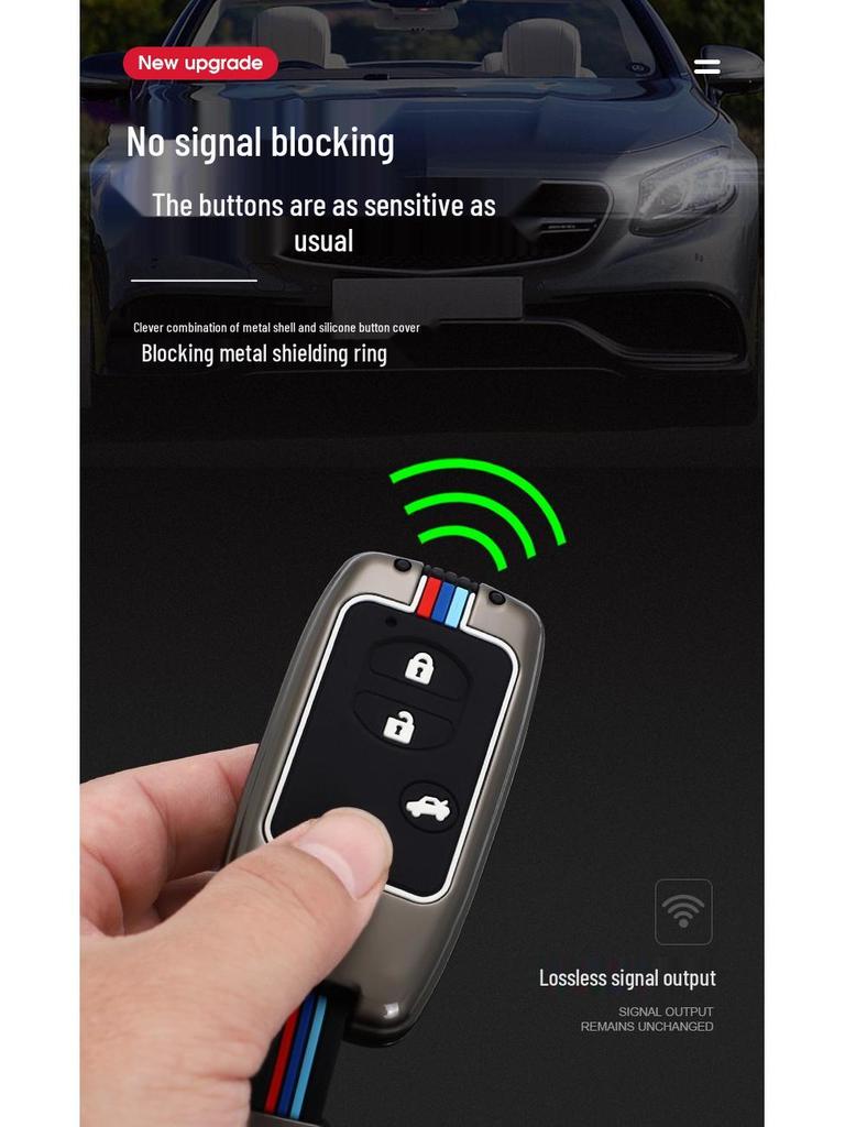 Compatible Key Case for Toyota: 6th Gen Camry, Reiz, Land Cruiser, Prado, Highlander