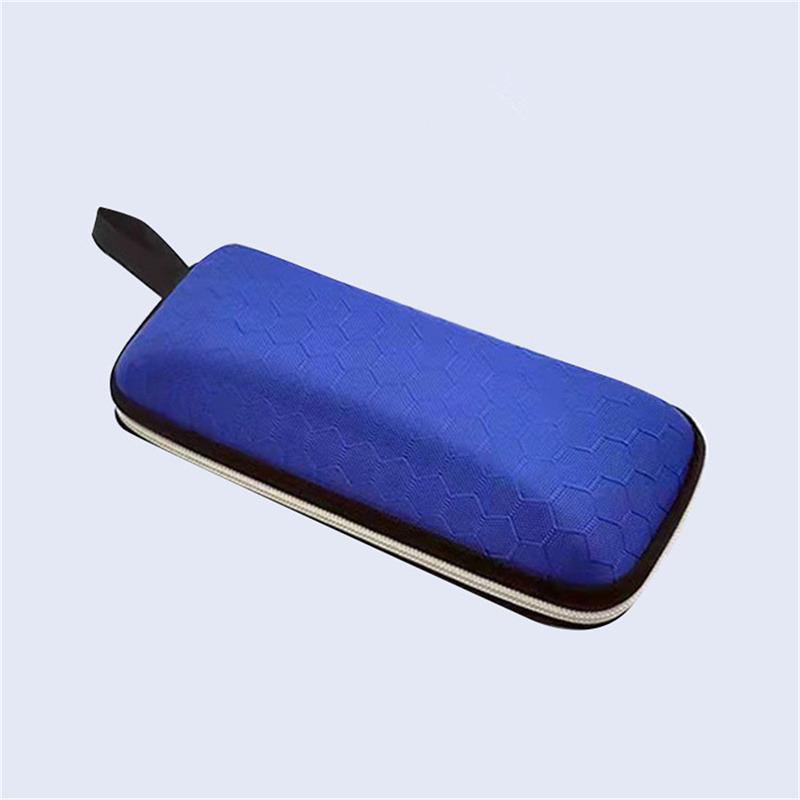 1 PC New Honeycomb Zipper Glasses Case portable Sunglasses Case Zipper Bag Hard Eye Glasses Case Glasses storage box