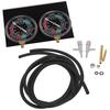 1 Set Bi-Carburetor Synchronizer Vacuum Gauge Tool for Carburetor Vacuum Gauge Balancer // Black