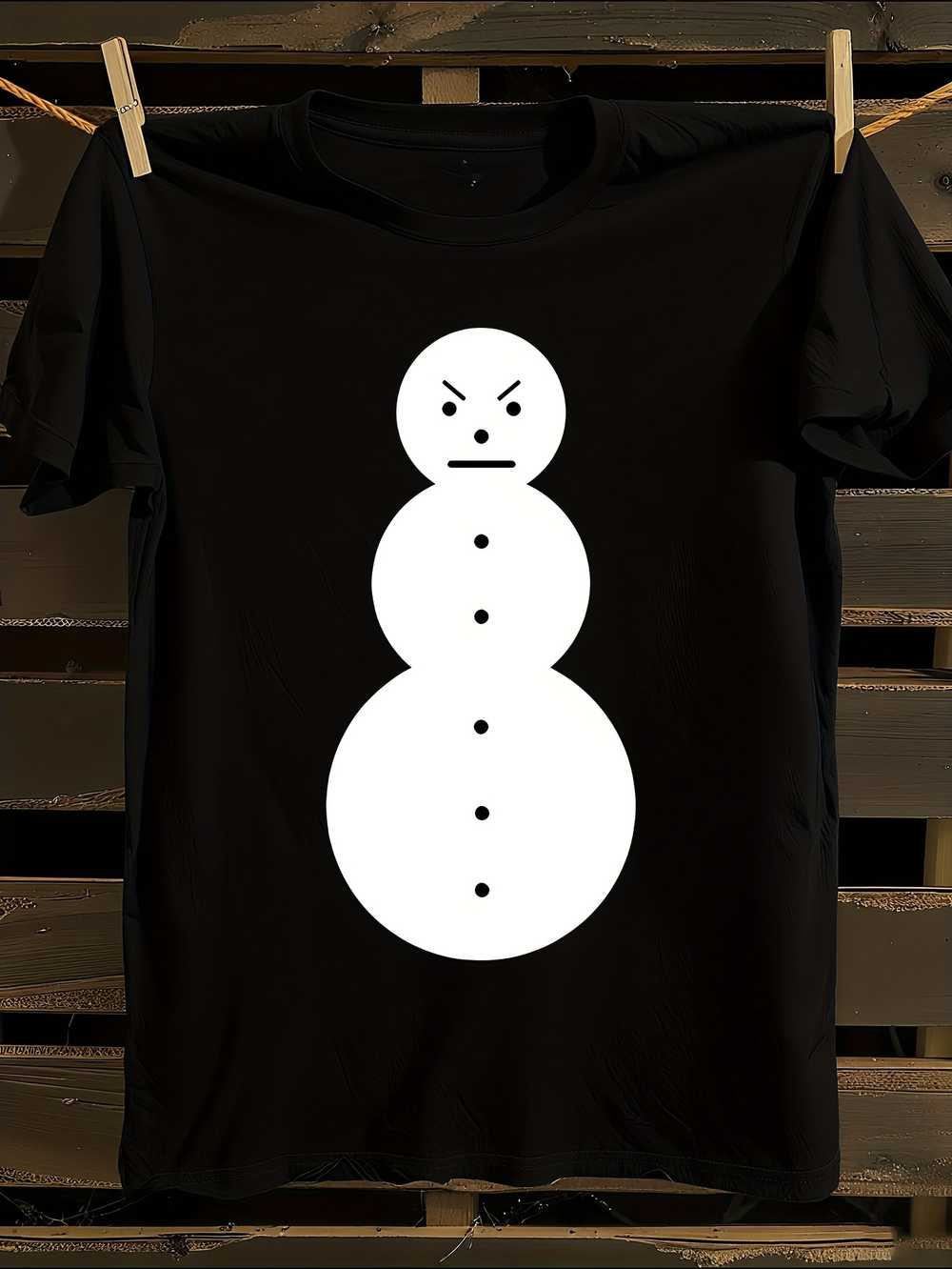 Funny Snowman Graphic T-Shirt XXXXL