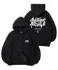 Another Archive 2Way Graffiti Zip-Up Hoodie_Black
