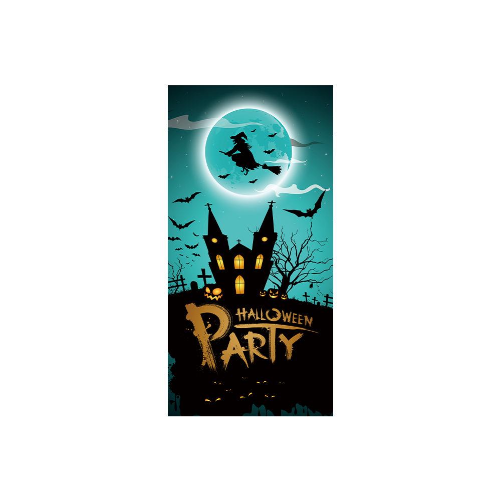 Day of the Dead Festival Polyester Door Banner - Customizable Party Decoration