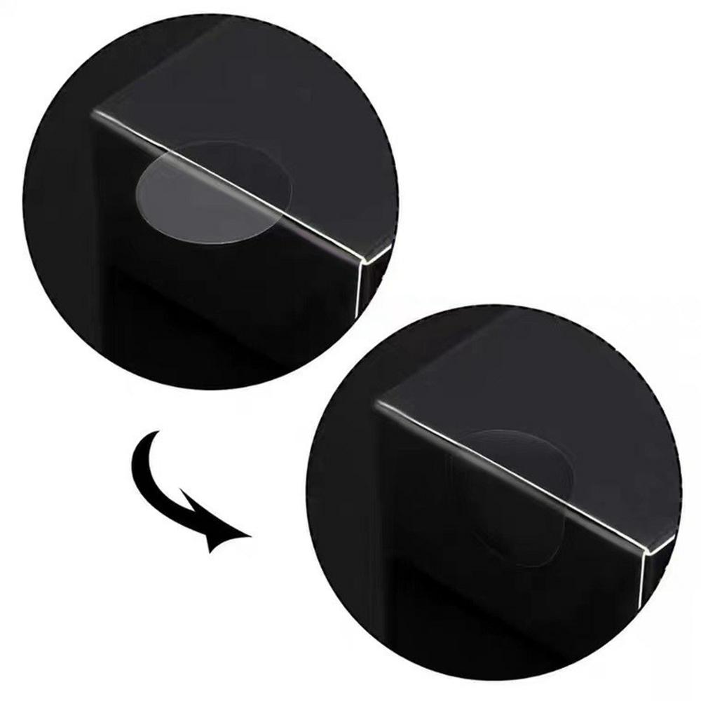 500Pcs/Roll 2cm Diameter 2.5C Thickness Transparent Stickers Round Self Adhesive Labels for Envelopes Gifts