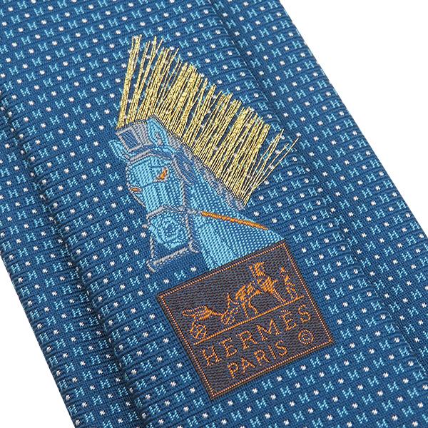 HERMES H0339098T 09 Cravat 2.8" Mega Chariottie silk Array