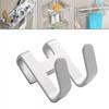 Space Aluminum Metal Shower Glass Door Hook Free Hole Towel Rack Hanger