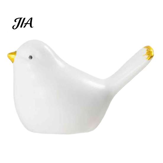 Modern Ceramic Bird Figurines Birds Figurine, Matte Glaze Statue, Animals Ornaments, Mini Elegant Desktop Ornament Crafts Home Decoration for