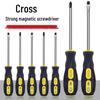 Industrial Grade Magnetic Phillips & Slotted Screwdriver with Non-Slip Handle, Chrome Vanadium, High-Strength Hardware.