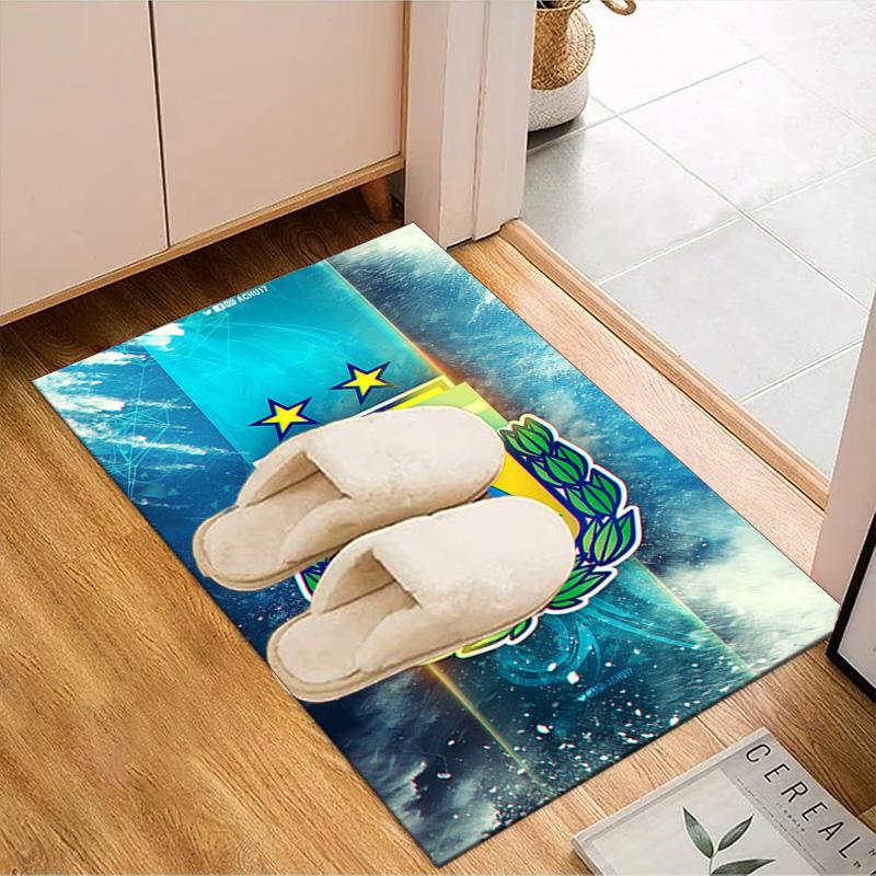 Argentina Football club Printed Office Carpet Chair Cushion Entryway Rug, Rugs for Living Room, Bedroom Christmas gifts