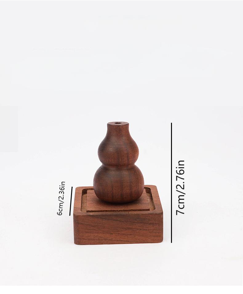 

No Essential Oil Diffuser Wood Scent Gourd Shape Home Decoration Aromatherapy Fresh Air Dorm Room Fragrance Expander Present Jasmine