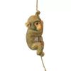 Funny Hanging Monkey Tree Climbing Resin Crafts Garden Animal Statue Home Decoration Accessories Garden Green Plant Pendant