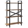 Vintage Wood Bookshelf 100 x 33.5 x 140 cm Engineered Wood