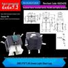 LED Luminous Tactile Switch 6x6x7/7.2mm Through-Hole Reset Button