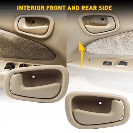 4 PCS For 1998 1999 2000 2001 2002 Toyota Corolla Chevy Prizm Front Door Handle