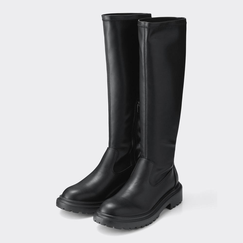 

GU by Uniqlo ультраэластичные длинные сапоги 88 BLACK/S